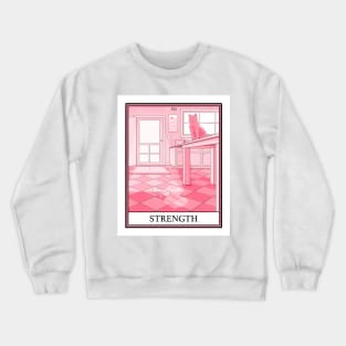 Strength Cat Tarot Crewneck Sweatshirt